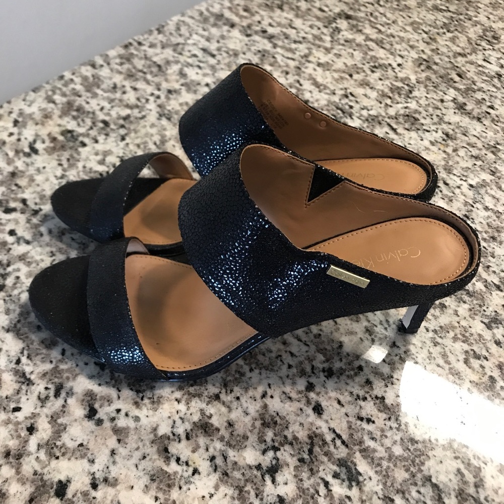 Calvin Klein Black Sandals